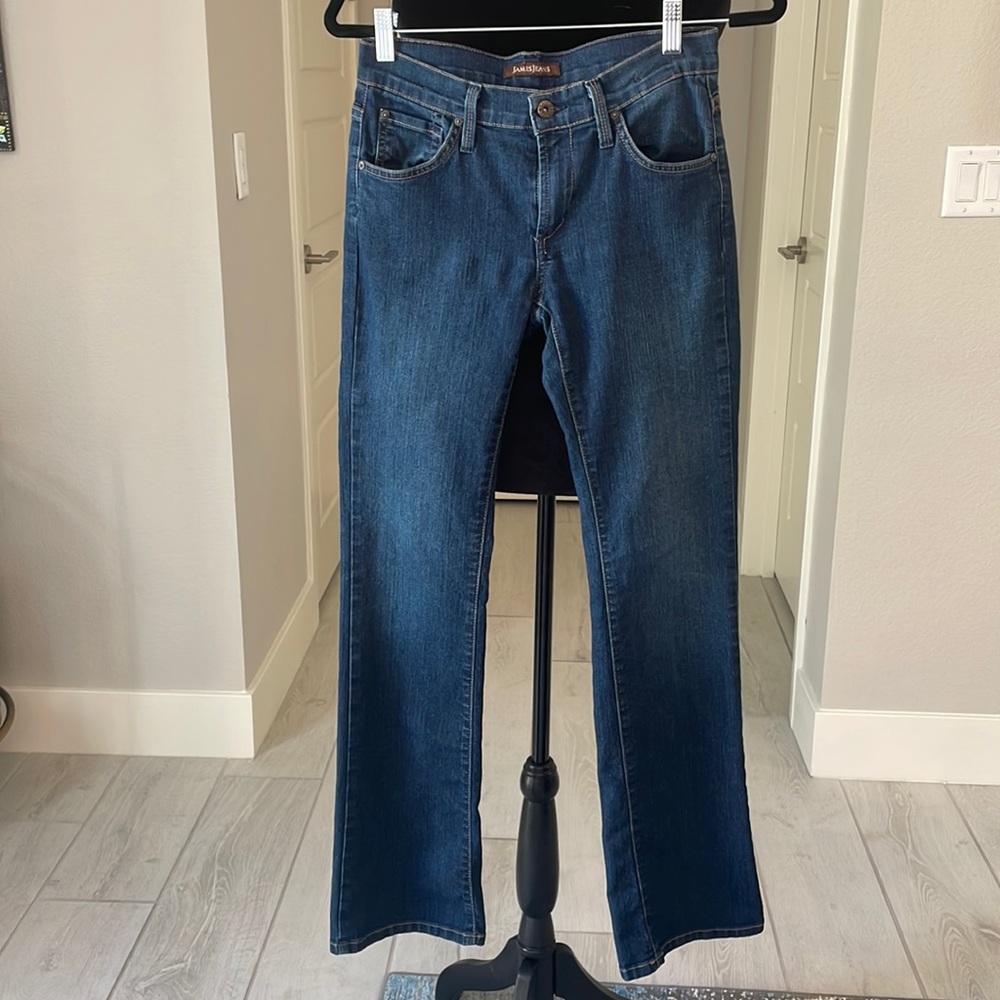 James Jeans Reboot Boot Cut Dark Rinse Jeans Size 27. - Picture 7 of 12